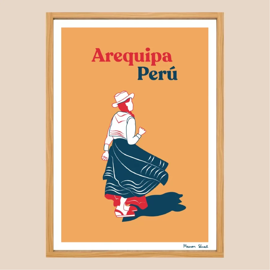 Illustration danseuse Pérou