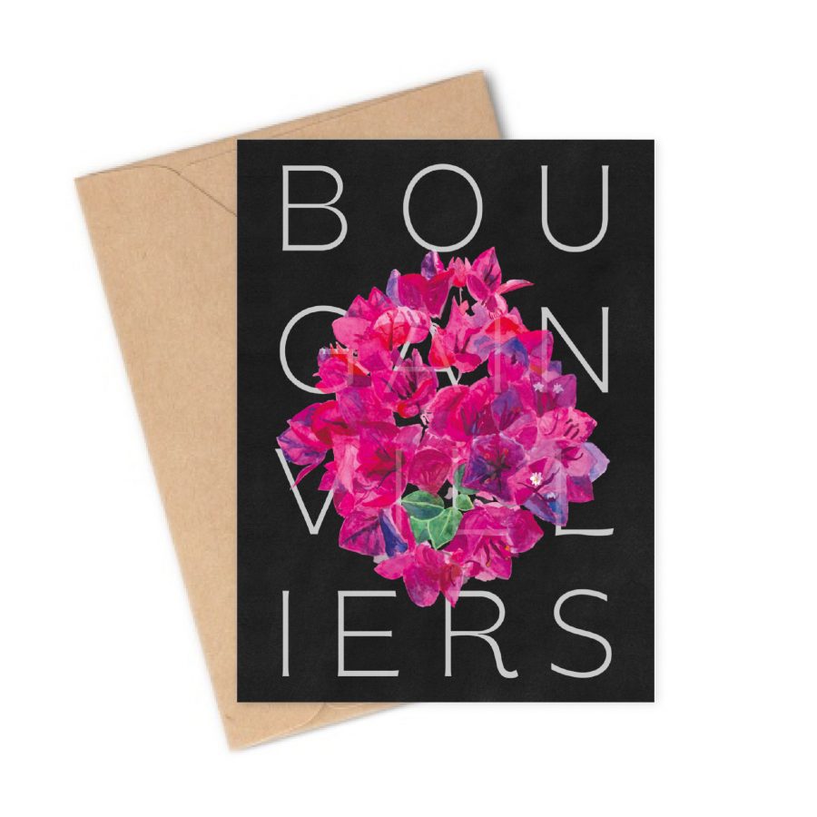 Carte postale A6 & A5 - Les Grimpantes - Bougainvilliers