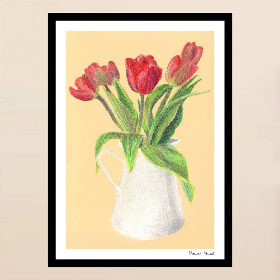 Pastel - Tulipes