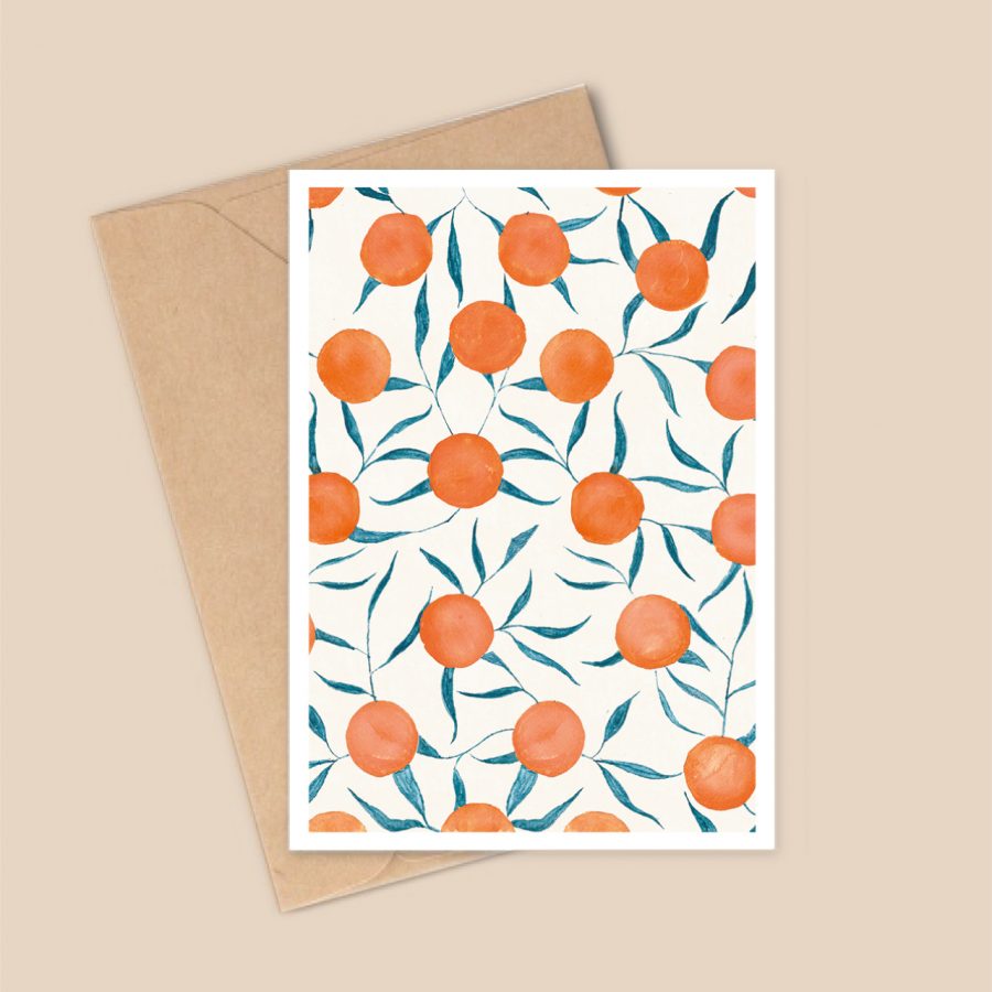 Carte postale A6 - Les Oranges