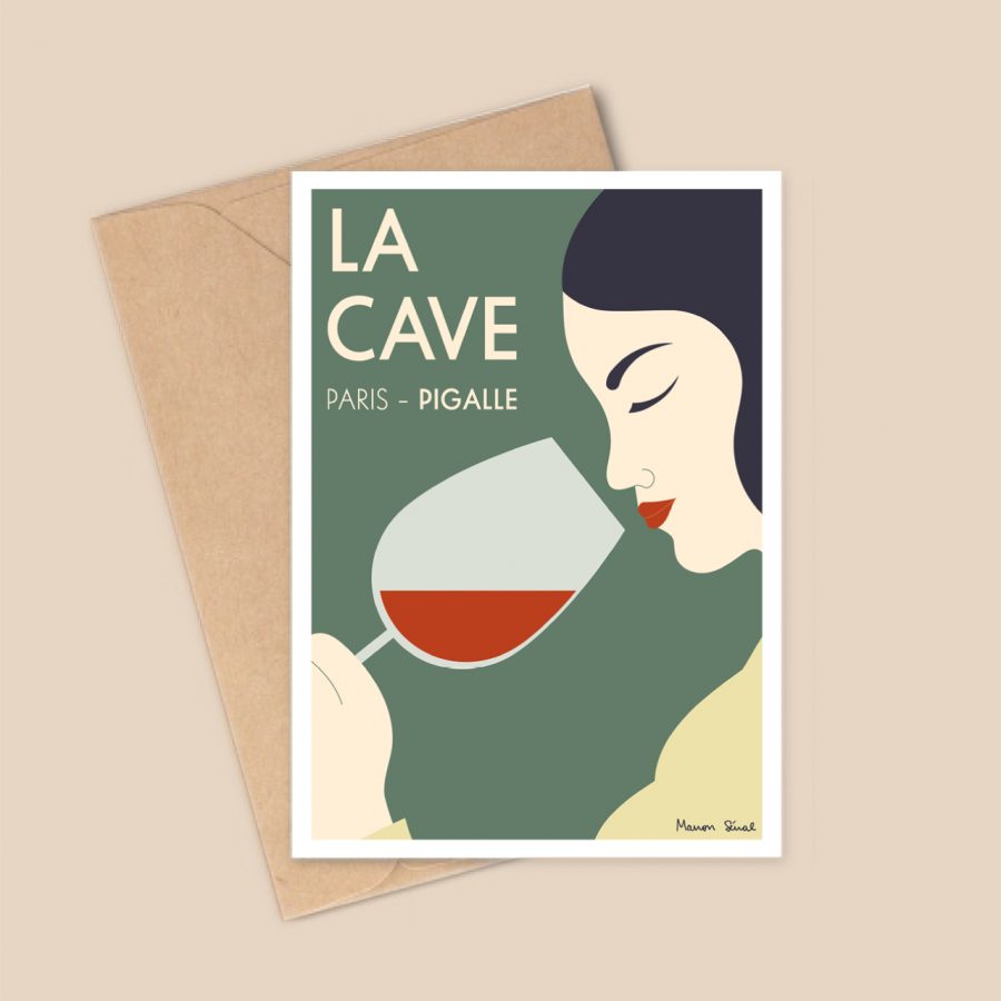 Carte postale A6 - La Cave Pigalle
