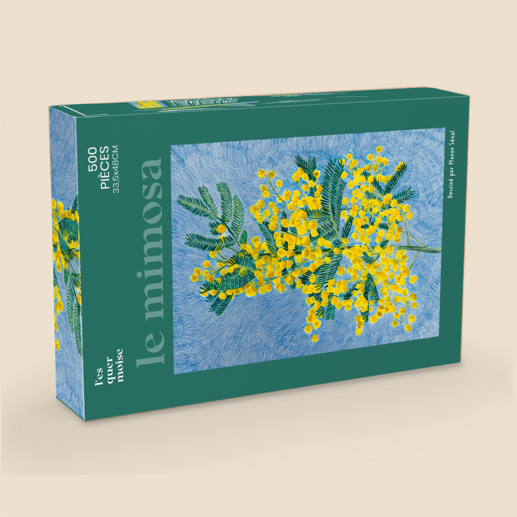 Puzzle illustré - Mimosa (500 pièces · adultes) - L'Esquermoise