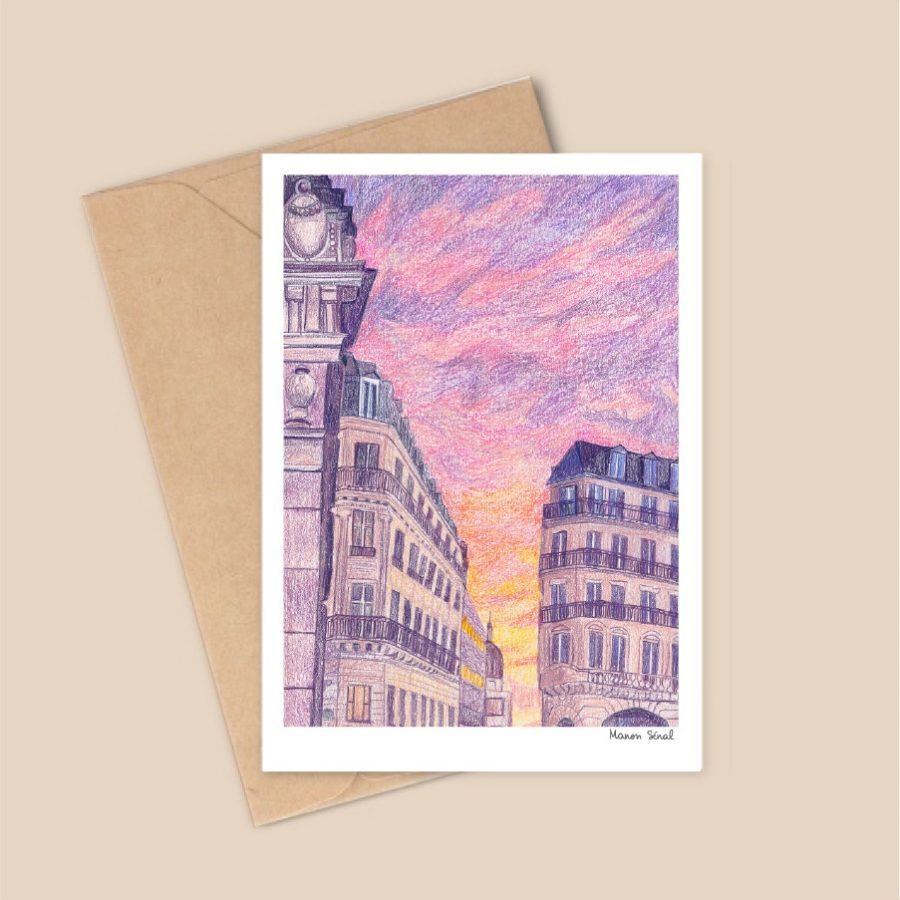 Carte postale A6 - Paris