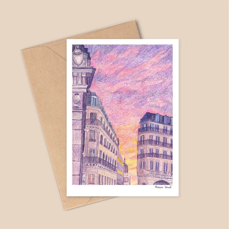 Carte postale A6 - Paris