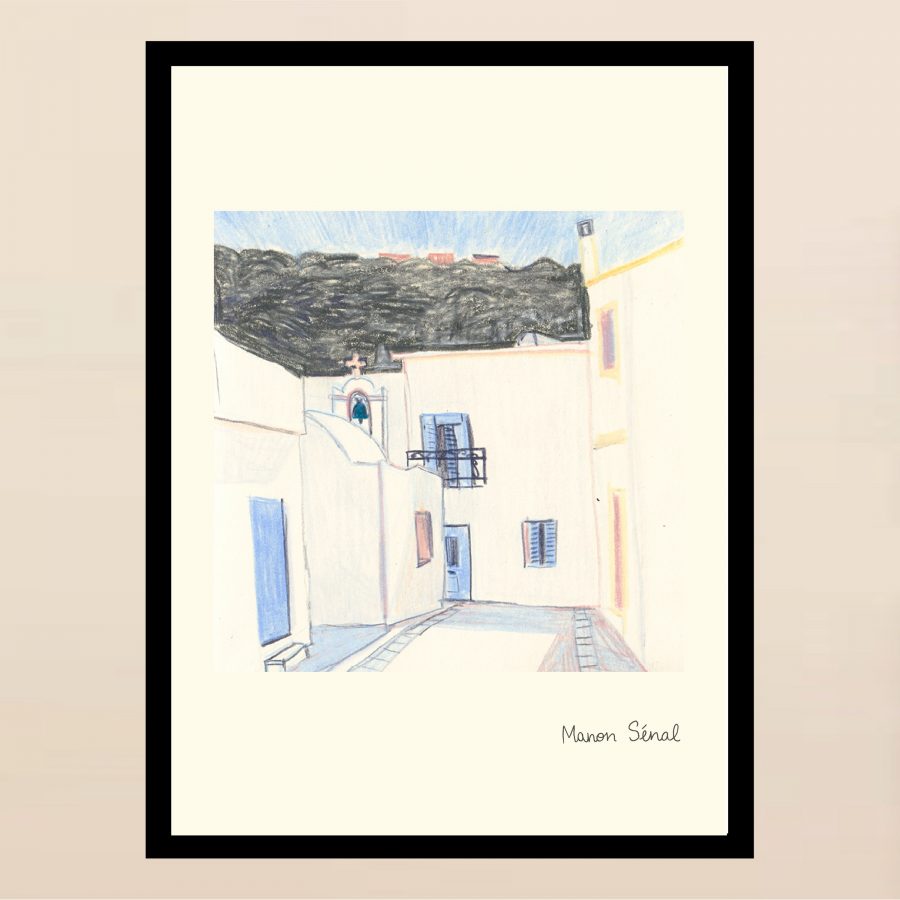 Affiche - Grèce - Lefkes