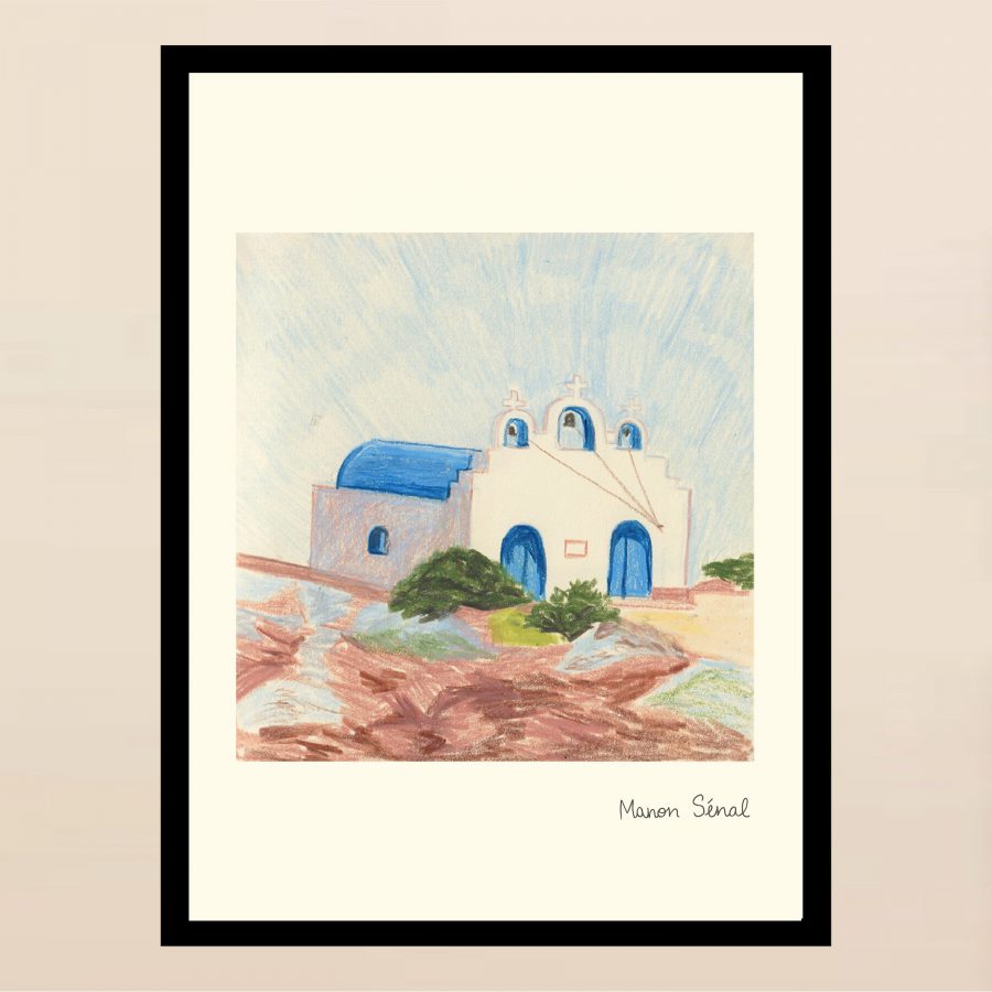 Affiche - Grèce - L’église