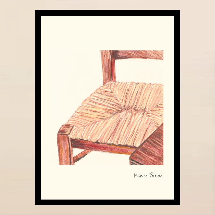 Affiche - Grèce - La Chaise