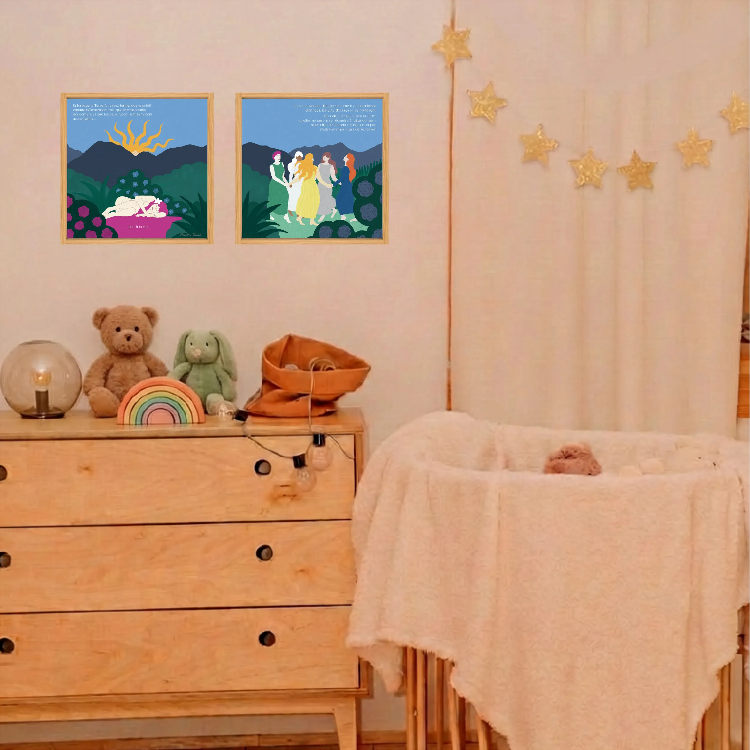 Affiche La Nymphe - Création du monde - décoration chambre d’enfant – Image 4