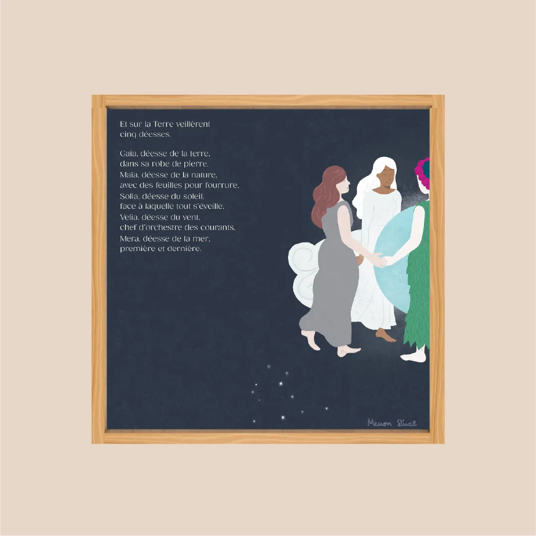 Affiche La Nymphe - La Ronde - décoration chambre d’enfant – Image 3