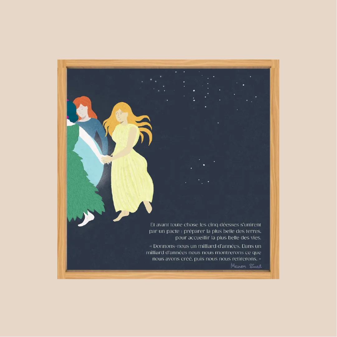 Affiche La Nymphe - La Ronde - décoration chambre d’enfant – Image 4